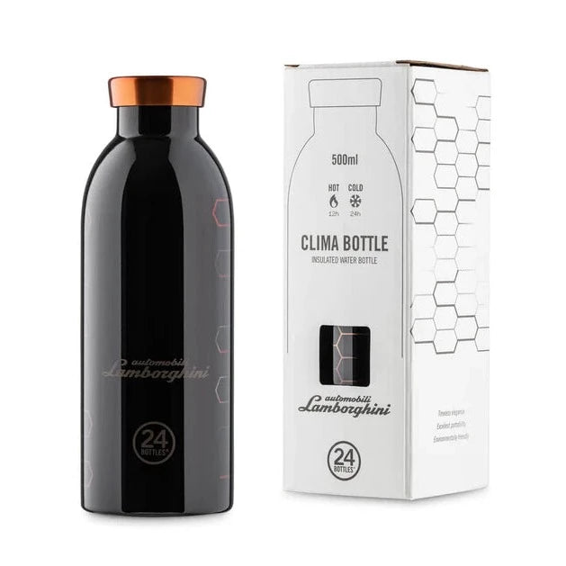 24Bottles Clima Bottle Insulated Steel Water Bottle - BLACK