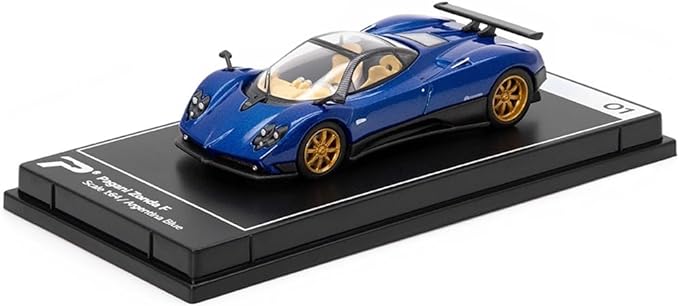 PosterCars - Pagani Zonda F Argentina Blue | 1:64 Scale