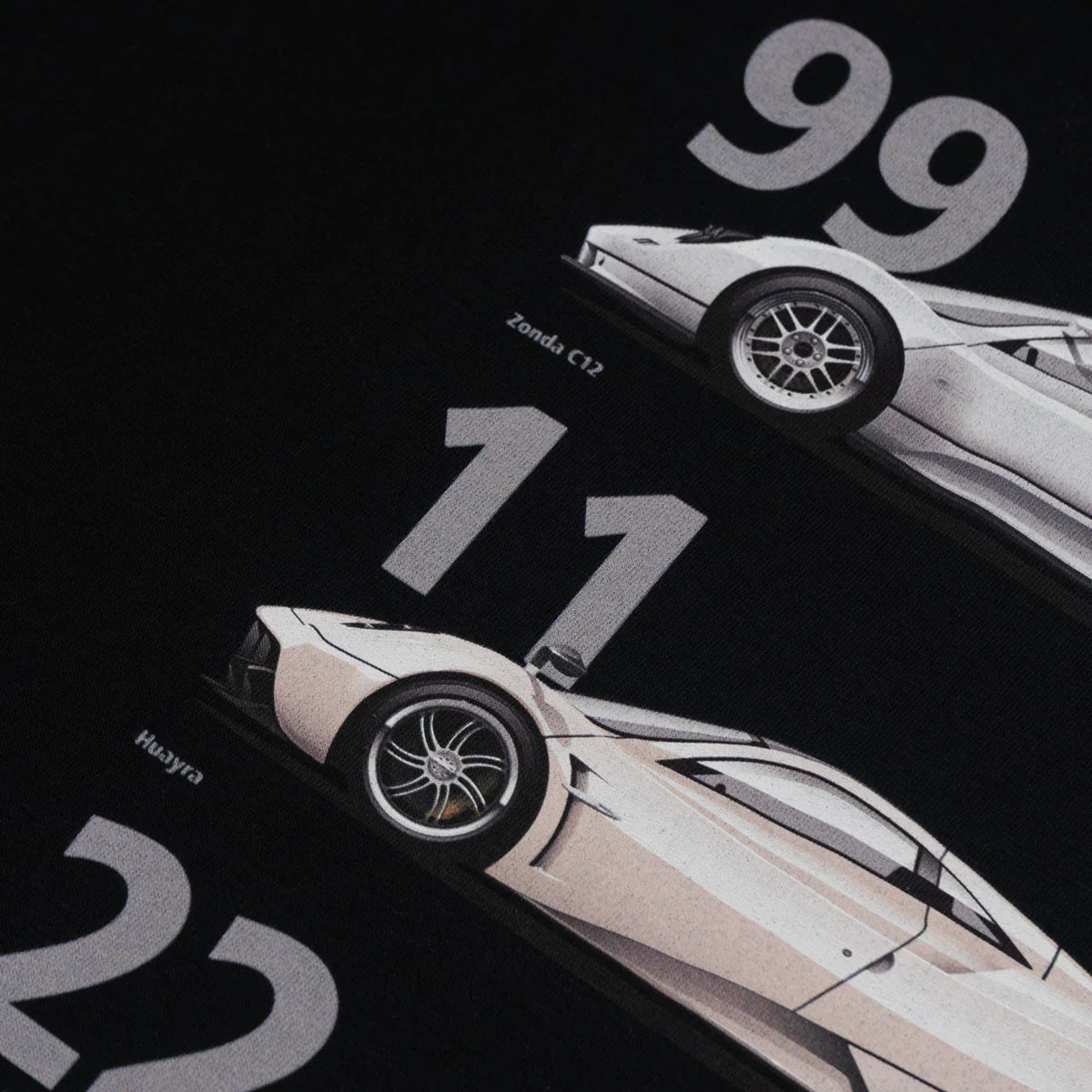 Pagani Automobili Men's T-Shirt Zonda/Huayra/Utopia | 25th Anniversary - Black