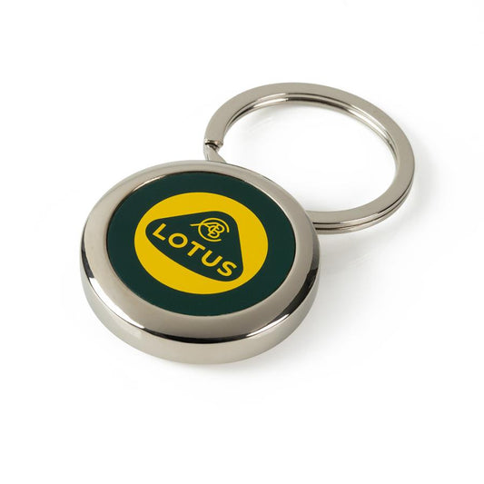 Lotus Roundel Key Ring - Silver