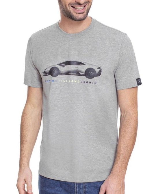 Automobili Lamborghini Huracan Evo RWD T-Shirt - Mottled Grey